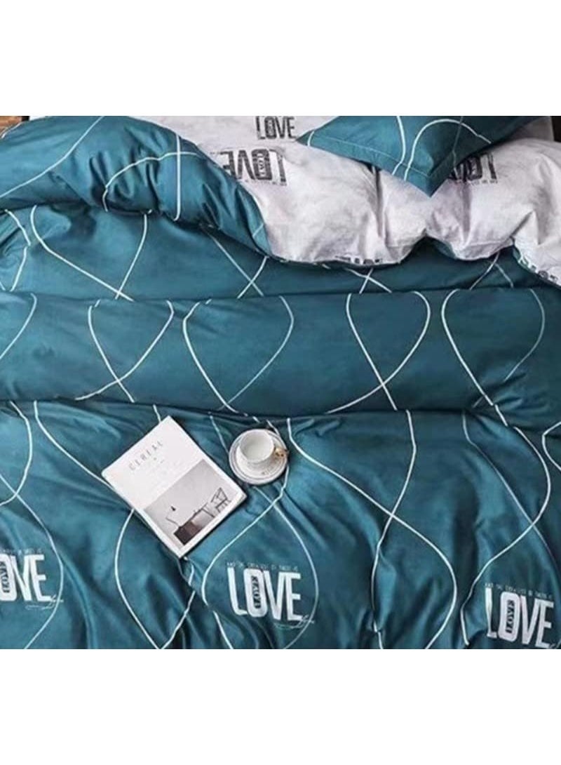 AL RAID Super King Bedsheet Set Complete 6Piece Bedding Set with Duvet Cover Fitted Sheet and 4 Pillowcases Luxury Microfiber Fabric with Deep Pockets for Secure Fit and YearRound Comfort - Image 2