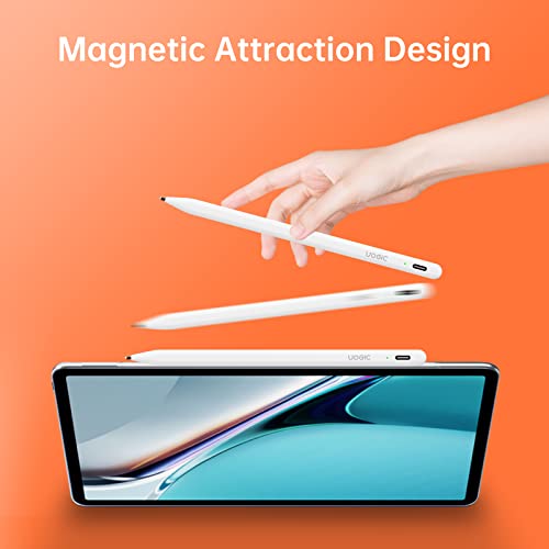 UOGIC Stylus for iPad 2018-2025, Uogic Pen with Bluetooth, Battery Level Display, Palm Rejection, for iPad 6/7/8/9/10th Gen, Pro 11"/12.9", mini 5th/6th, Air 3rd/4th/5th - Image 5