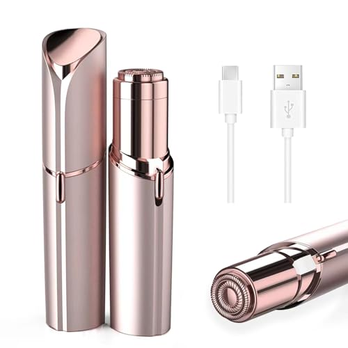 tuokiy Facial Hair Removal for Women, Painless Hair Removal Device, Portable Facial Hair Remover for Face with USB Rechargeable - Image 1