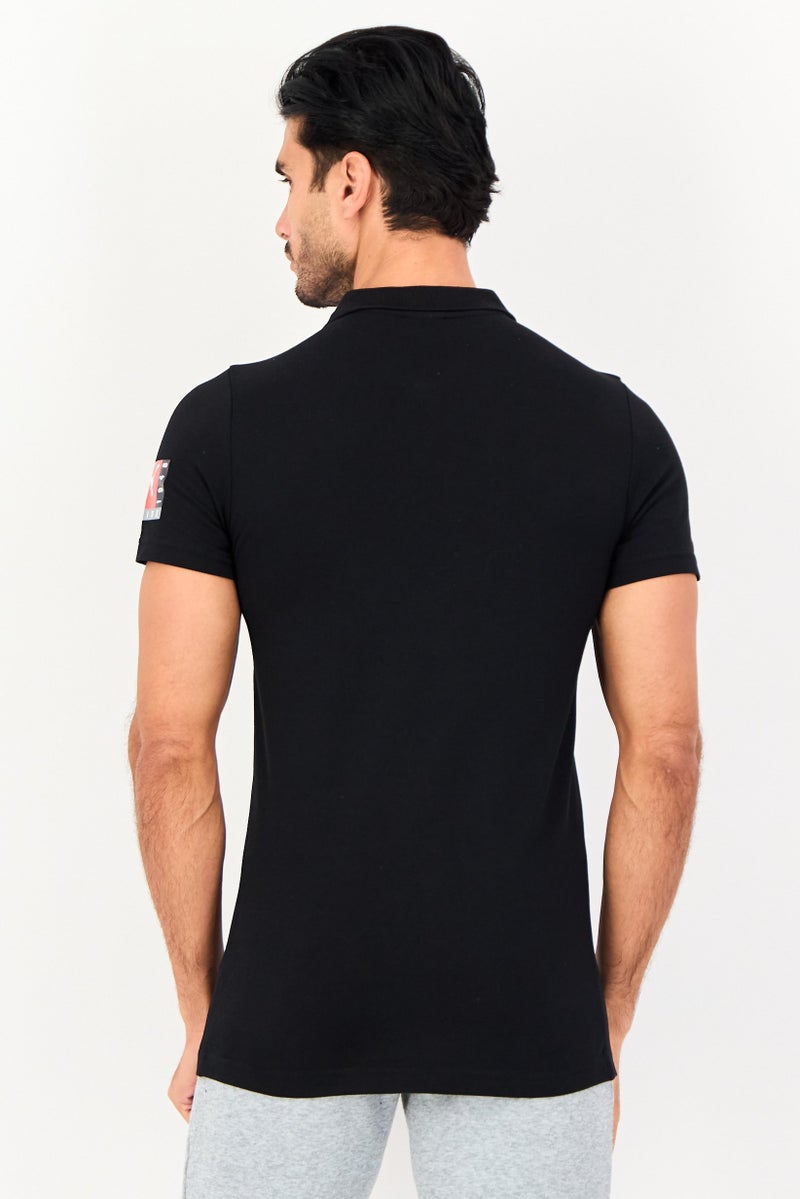 PUMA Men Regular Fit Short Sleeve Outdoor Polo Shirt, Black - Image 3