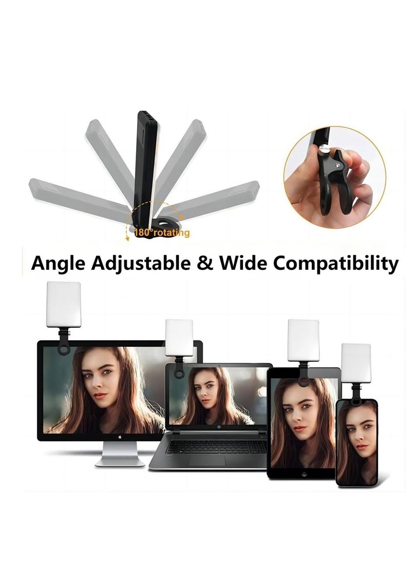 Cool Baby COOLBABY Selfie Light for Phone 60 LED Phone Light with Rechargeable Clip and Adjusted 3 Light Modes 2000mAh Video Light for Phone iPad - Image 3