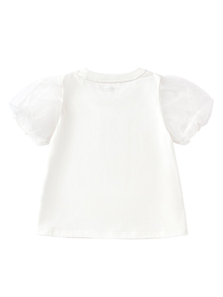 بالابالا تيشيرت بأكمام منفوخة للبنات - Image 2