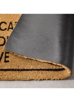 Home Box Check List Printed Coir Doormat with PVC Back 90 x 60 cm  - Image 4