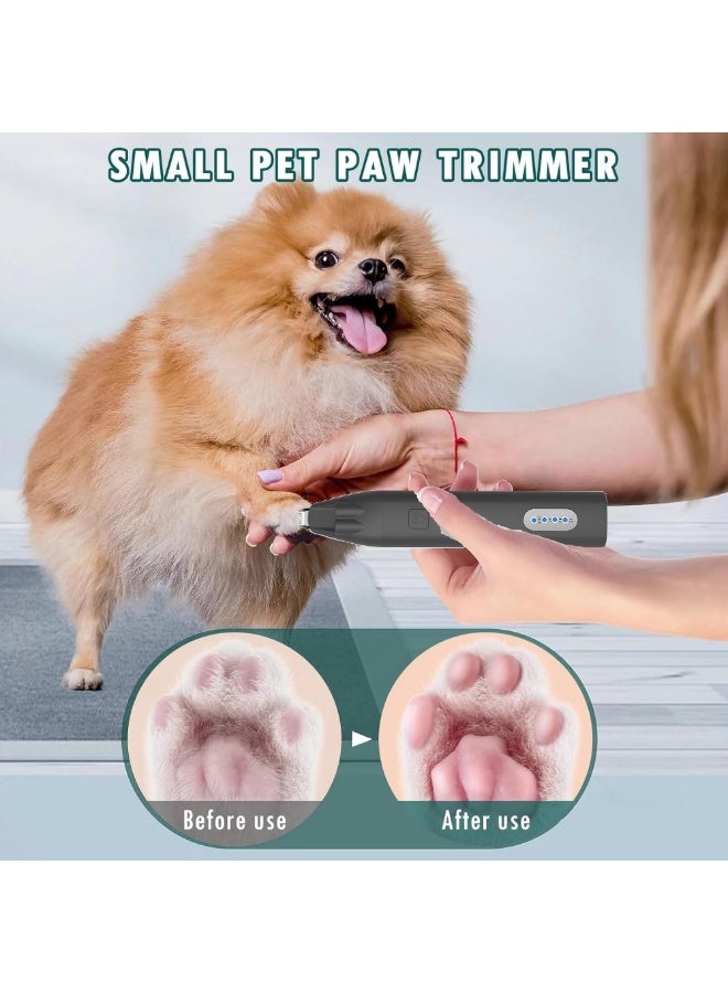 Electric Paw Hair Trimmer for Cat Dog, Pet Grooming Shaver with LED Light - Image 3