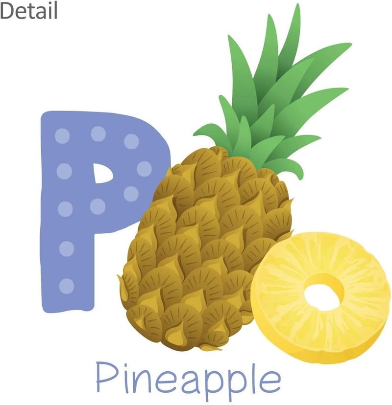 bpa Fruit and Vegetable Alphabet Kids Wall Stickers - Image 4