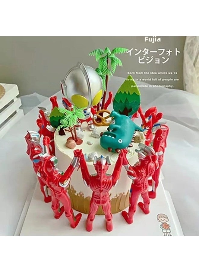 Large Small Size Variety Of Ottoman Superhero Universe Hero Hand-made Model To Push The Stall Gift-Color:High About 42cm Colorful Lights Music Superman - Image 4