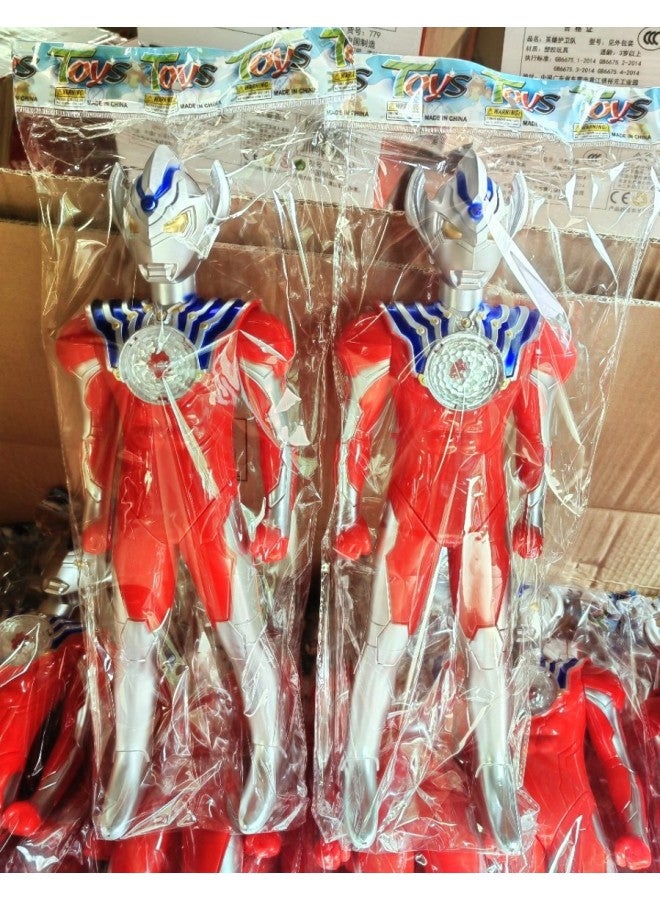 Large Small Size Variety Of Ottoman Superhero Universe Hero Hand-made Model To Push The Stall Gift-Color:High About 42cm Colorful Lights Music Superman - Image 1