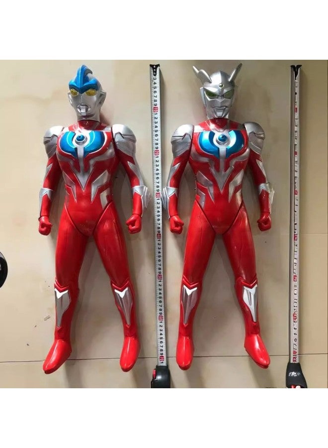 Large Small Size Variety Of Ottoman Superhero Universe Hero Hand-made Model To Push The Stall Gift-Color:High About 42cm Colorful Lights Music Superman - Image 5