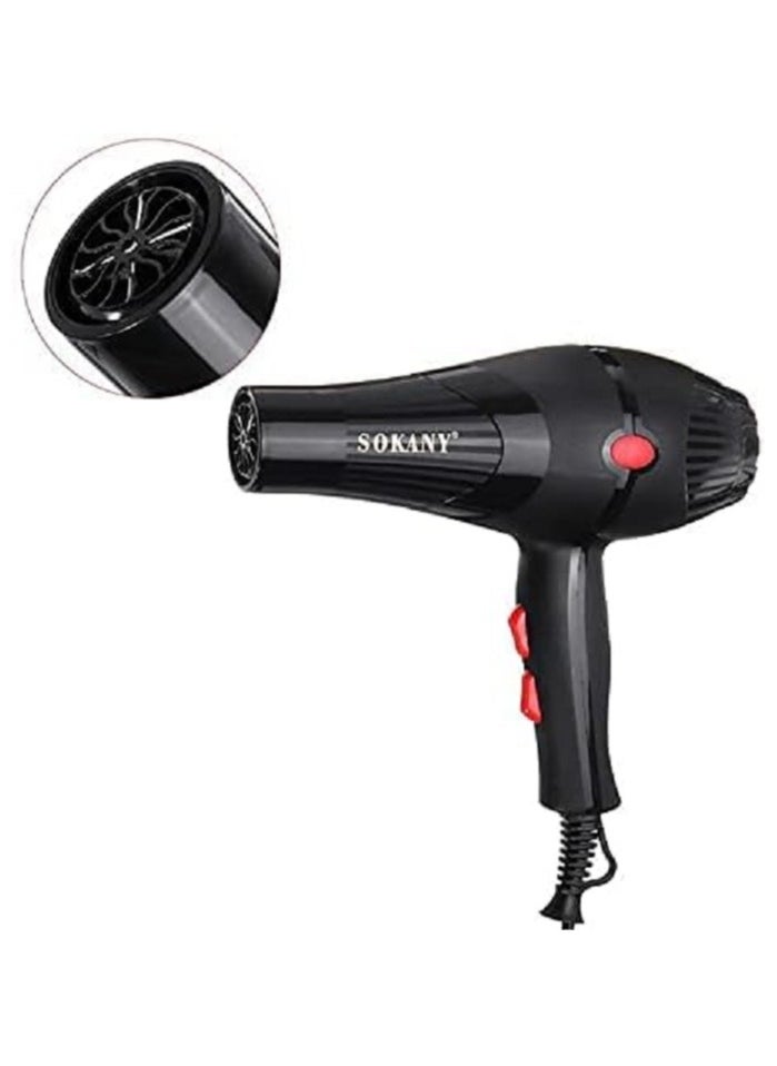 sokany - HS-3210 Professional Hair Dryer - 2600W - 2 Heads - Multicolour - Image 1