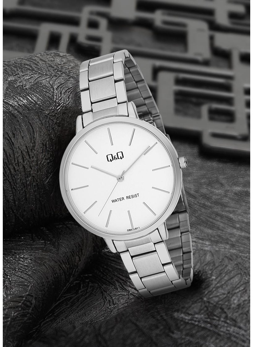 Q&Q 3G2479 Metal Silver Women's Wristwatch 