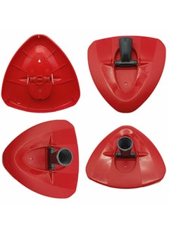 Y&D Spin Mop Replacement Head Base Rotating Triangle Refill Disc for Easy Wring Replace Plastic Case Shell Red  - Image 3