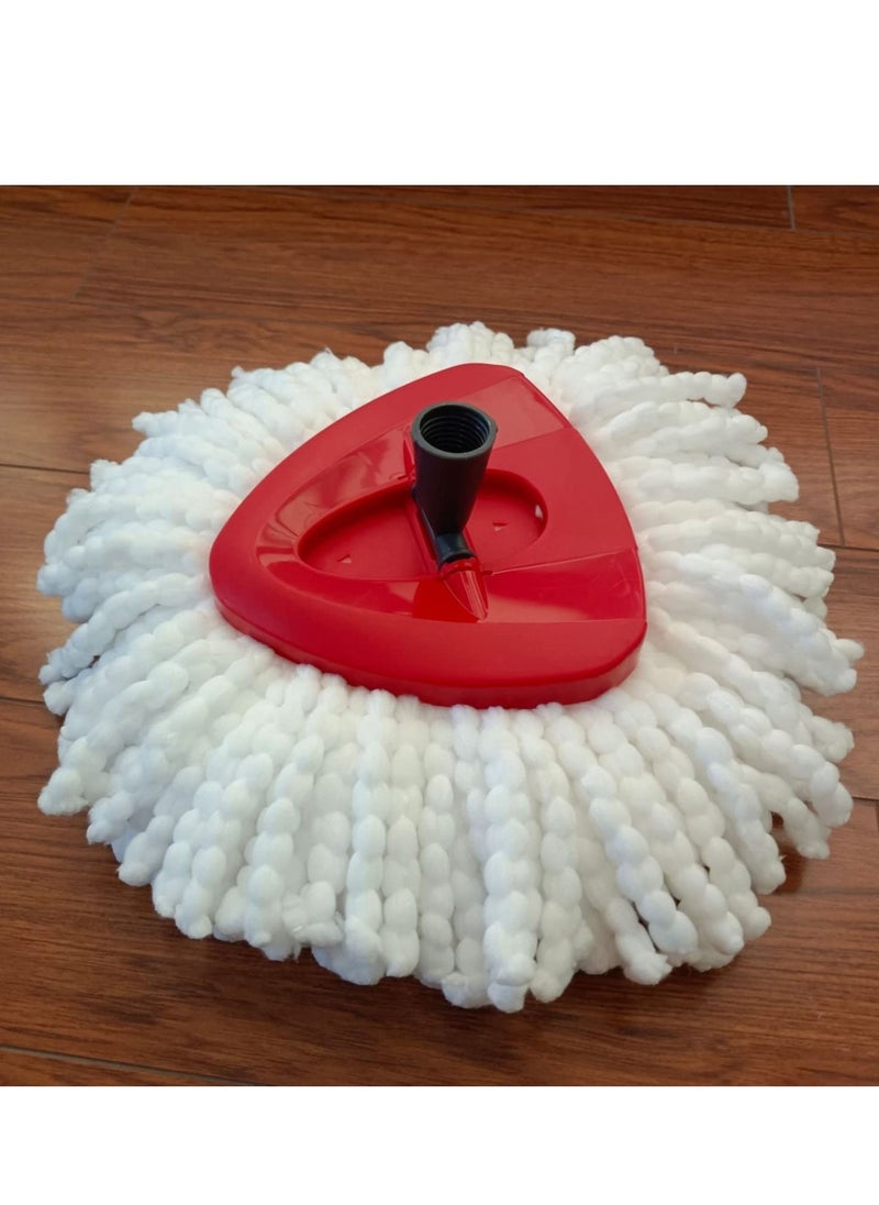 Y&D - Spin Mop Replacement Head Base Rotating Triangle Refill Disc for Easy Wring Replace Plastic Case Shell Red - Image 1