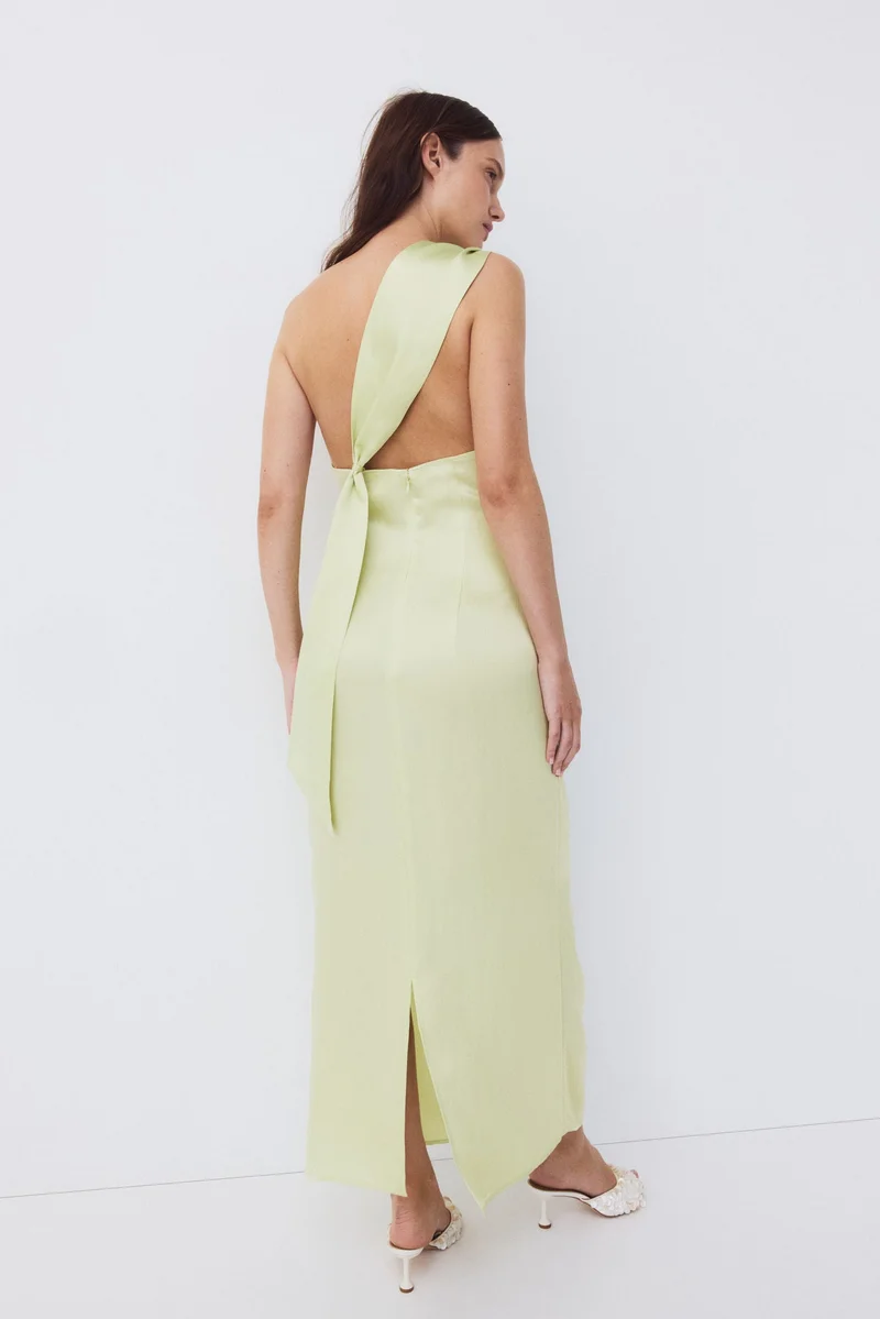 H&M  MAMA One-shoulder viscose dress for Women | Best Price UAE