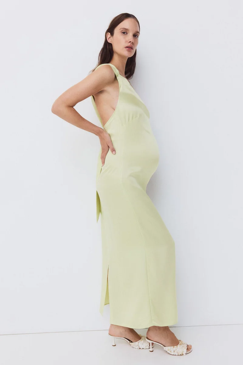 H&M  MAMA One-shoulder viscose dress for Women | Best Price UAE