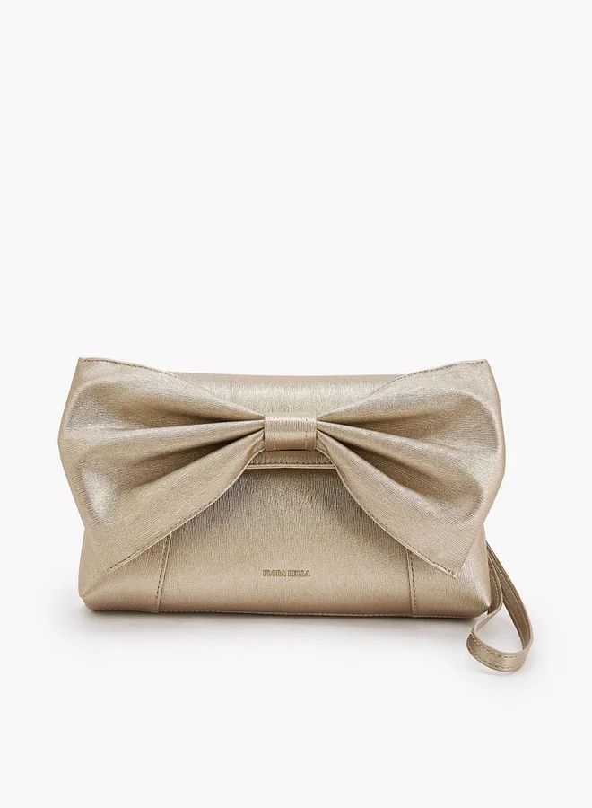 Bow Accent Clutch With Detachable Strap Ramadan Collections