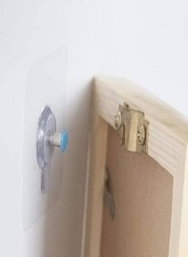 RENVA 15PCS Self Adhesive Wall Hooks for Hanging Strong for Hanging Clock and Photo Frame Transparent Hook (15) - Image 2