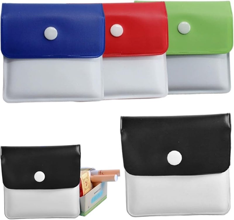 4 قطع منفاخ جيب صغير مقاوم للرياح مع غطاء للمنزل المكتب الخارجي سيارة سفر أسود أزرق أحمر أخضر - Image 5