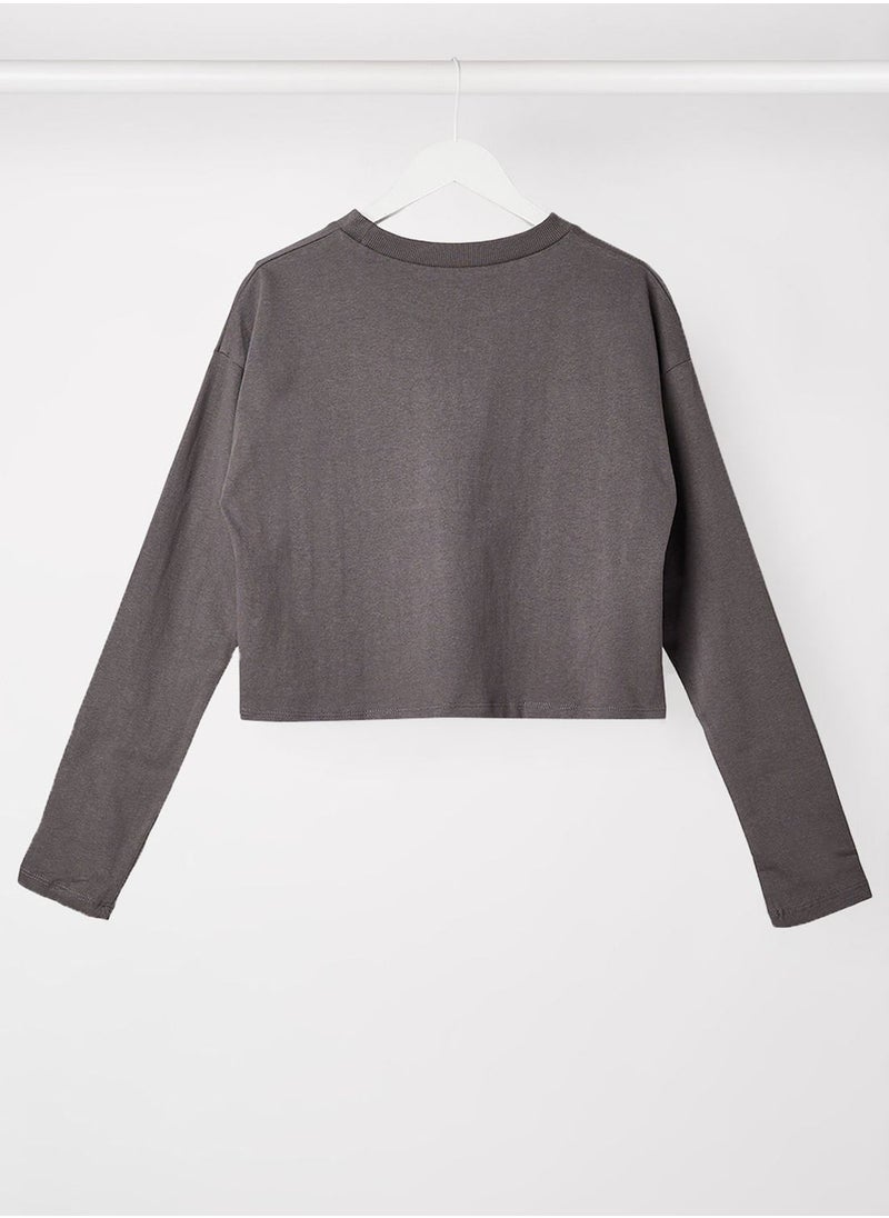 MANGO - Youth Long Sleeve T-Shirt - Image 1