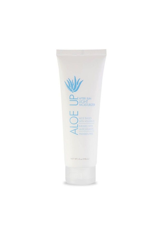 Aloe Up After Sun Light Moisturizer Skin Care Body Moisturizer Uses Aloe Vera Gel Coconut Oil And Vitamin E For After Sun Care/Beach Essential Sun Lotion Soothes Sunburned Skin / 4 Oz - Image 1