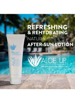 Aloe Up After Sun Light Moisturizer Skin Care Body Moisturizer Uses Aloe Vera Gel Coconut Oil And Vitamin E For After Sun Care/Beach Essential Sun Lotion Soothes Sunburned Skin / 4 Oz  - Image 3