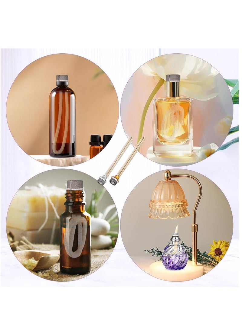 Generic - Replacement Wicks for Diffuser Oil Lamps - 2 PCS Silver & Golden 18mm Catalytic Wicks for Fragrance Oil Burners and Aromatherapy Diffusers. Perfect for Enhancing Your Scent Experience! - Image 1