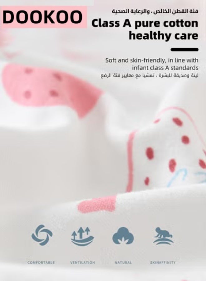 DOOKOO 24PCS Newborn Baby Gift Set, Newborn Layette Gift Set for Boys and Girls, Babies Essential Clothes Accessories with Baby Blanket, 100% Premium Cotton, for Spring Summer Autumn Winter - Image 5