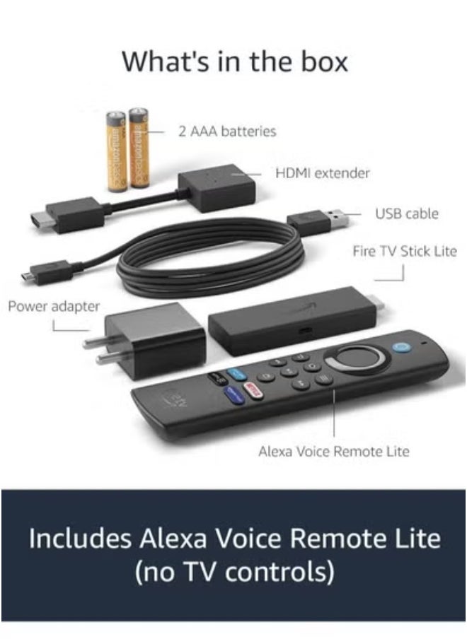 Generic HD Streaming Media Player with Voice Remote Lite – Compact 2nd Gen Streaming Stick for Free & Live TV Access – Smart Home Control Support – Alexa Voice Assistant – Easy Full HD Setup – Fast Wi-Fi – HDMI – Home Theater Entertainment Device  - Image 1