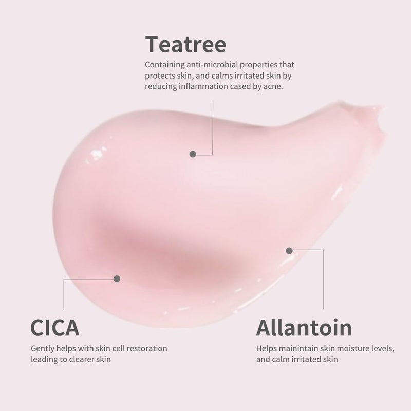 aplin Pink Tea Tree Intensive Cream - 50g/Skin Moisturizer/Facial Moisturizers/1.7 Oz, CICA, Allantoin, Korean Skin Care, Moisturizer, Hydrating - Image 5