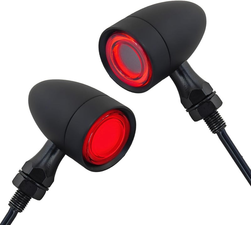 FATECIM أضواء خلفية للدراجات النارية FATECIM 2X LED 40 - إشارات انعطاف حمراء وأضواء فرامل - Image 1