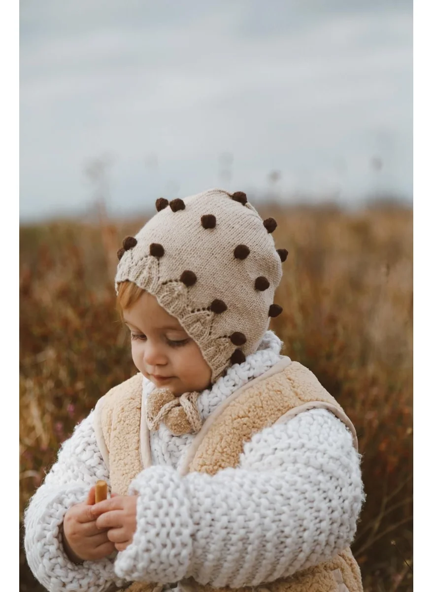 Ohlala Koala Pompom Baby Beanie Model 6