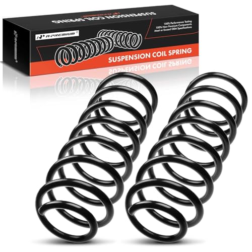 A-Premium 2Pcs Rear Suspension Coil Spring Set Compatible with Toyota Land Cruiser 100 1998-2007 4.7L, Driver and Passenger Side, Replace# 48231-6A690 - Image 1