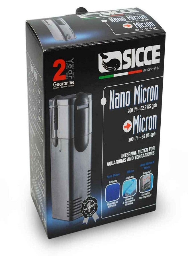 Sicce MICRON Internal Filter, 65GPH, Submersible, Plastic, Water Purification Unit - Image 3