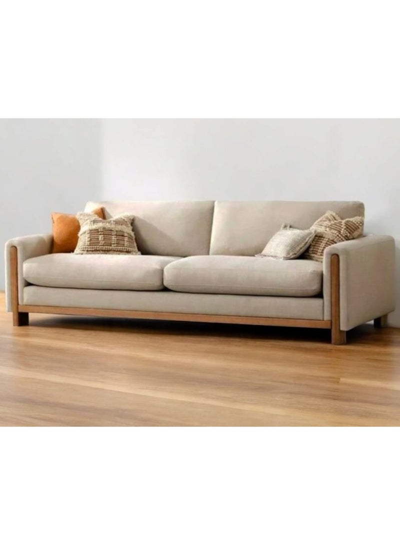 Other Manufacturer sofa, size 180*85*90 cm, seat height 45 cm, beige color - Image 1