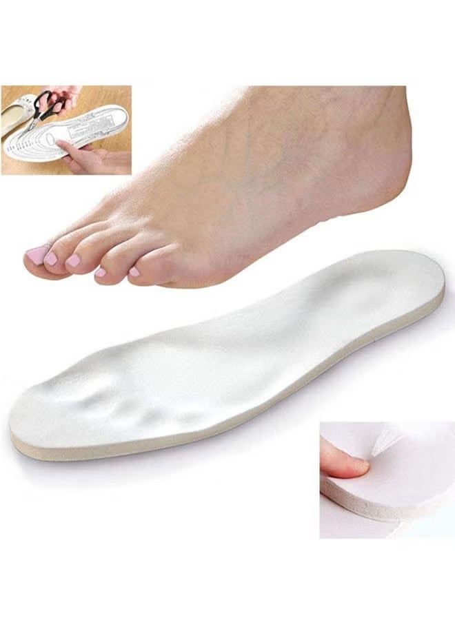 نعل داخلي من الميموري فوم لجميع الأحذية - قابل للقص والتشكيل، يمنع الروائح ويقلل صدمات الكعب - راحة فورية للرجال والنساء - Image 5