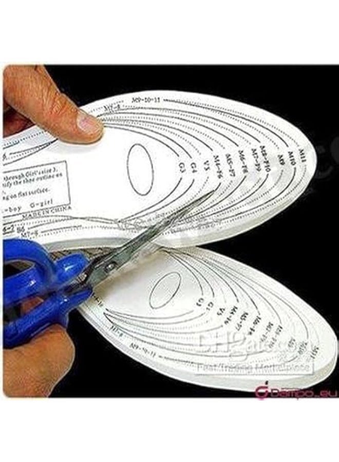 نعل داخلي من الميموري فوم لجميع الأحذية - قابل للقص والتشكيل، يمنع الروائح ويقلل صدمات الكعب - راحة فورية للرجال والنساء - Image 3