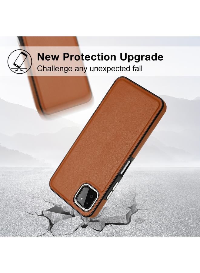 اس-توب جراب لهاتف Samsung Galaxy A22 5G مصنوع من الجلد بتغطية كاملة - Image 3