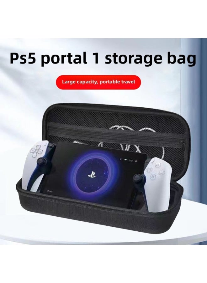 Generic PS Portal Storage Bag EVA Thickened Protective Hard Shell Bag PS5 Streaming Handheld Storage Bag Portable Handbag-Product Color:Black [PS5 Handheld Storage Bag]]  - Image 2
