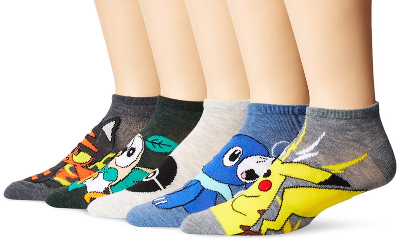 Pokemon Men's 5 Pack No Show Socks - Image 1
