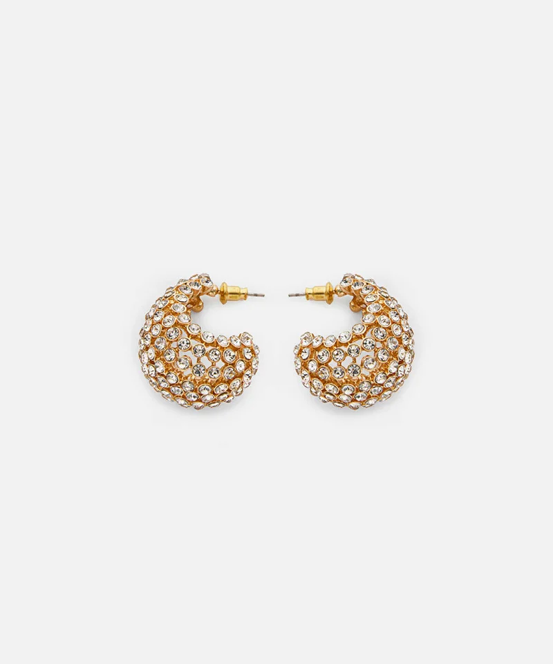 ايبيكيول Rhinestone Earrings