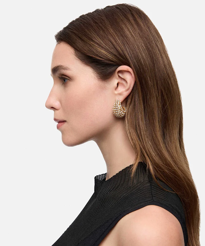 ايبيكيول Rhinestone Earrings