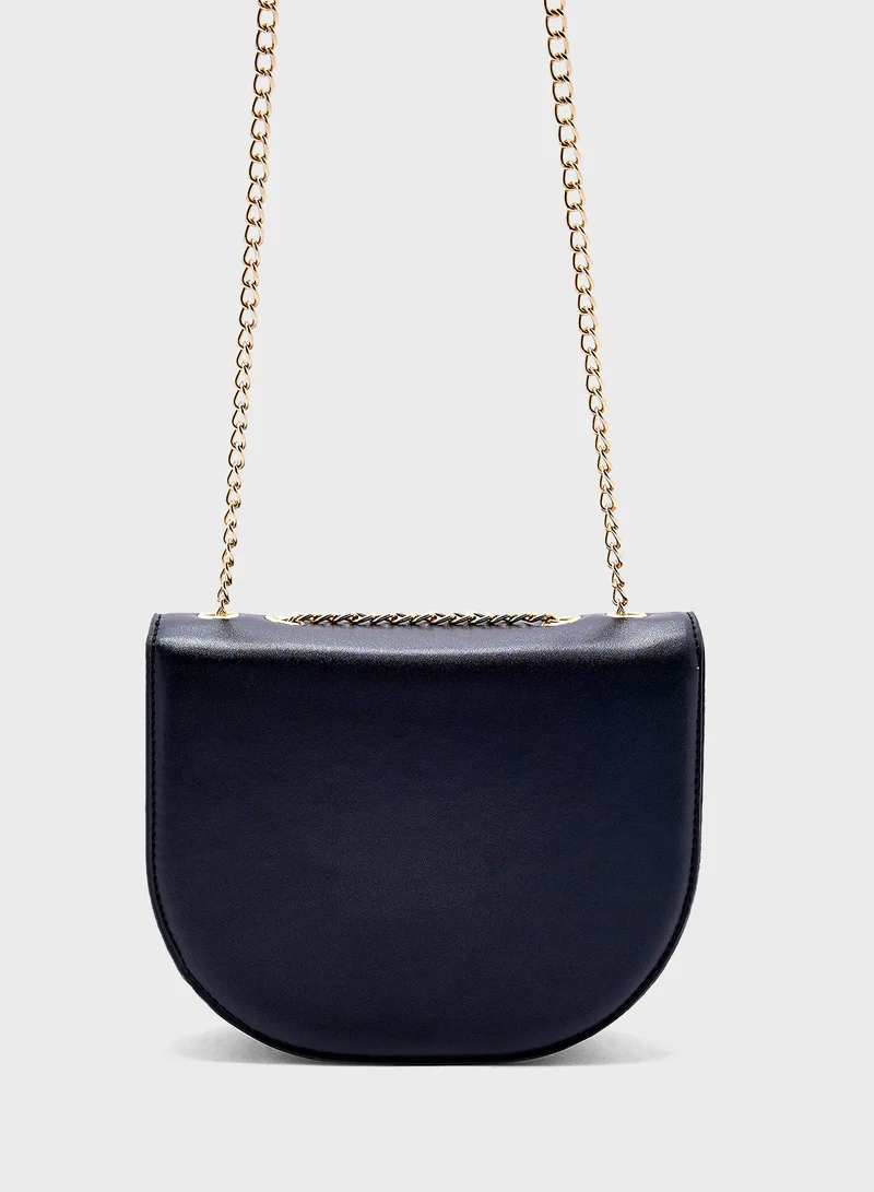 ELLA Metal Trim Crossbody