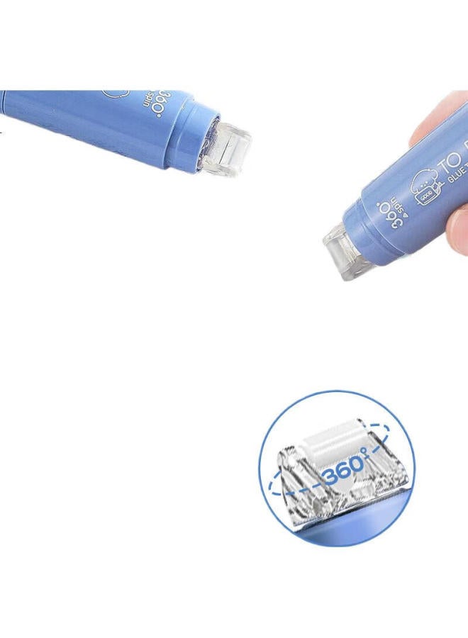 Changli Gradient Push Dot Glue With Replaceable Core High Appearance Value Children'S Handmade Large Capacity Hand Account Tape Primary School Students Use Error Sticking Glue Pen Strong Point Double- - Image 1