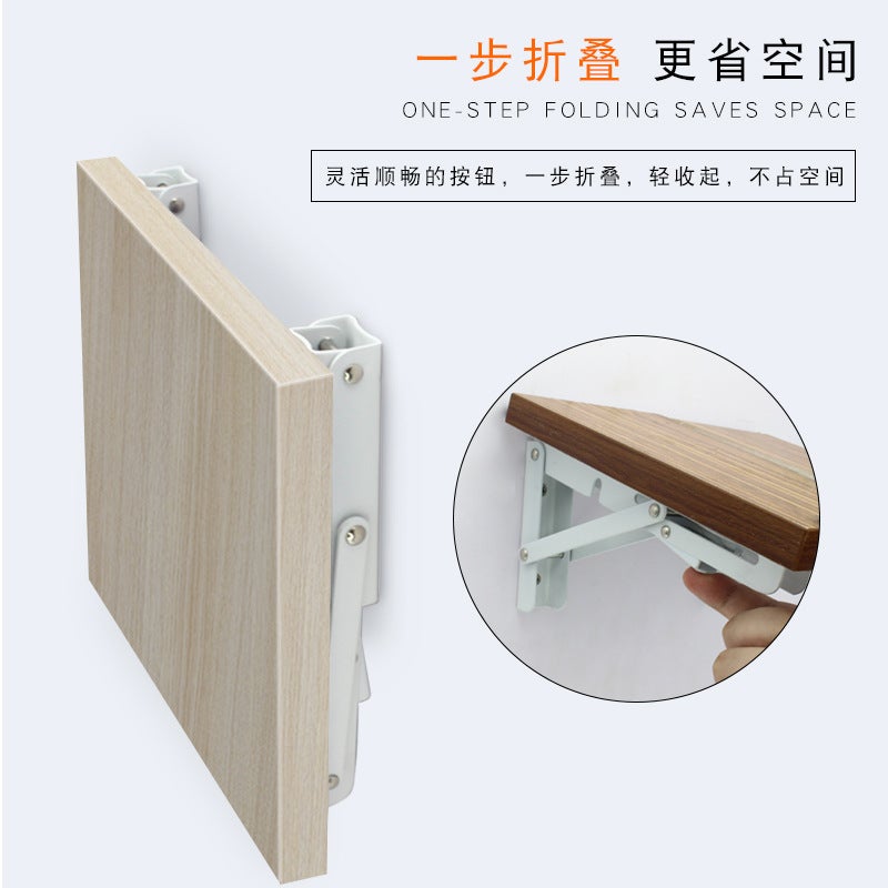 304 Stainless Steel Billy Bracket Triangle Storage Bracket Wall Partition Bearing Bracket Folding Bracket Bracket - Image 3