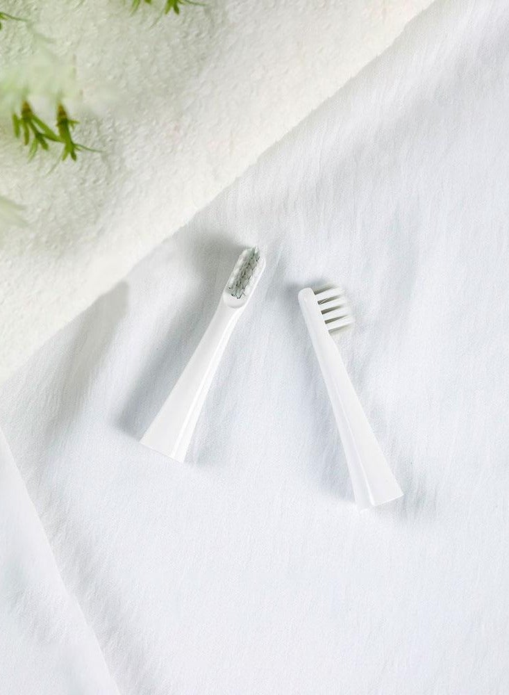 باميدي رؤوس استبدال فرشاة الأسنان الكهربائية T501 عبوة واحدة (عدد 2 رؤوس فرشاة) - أبيض - Image 3