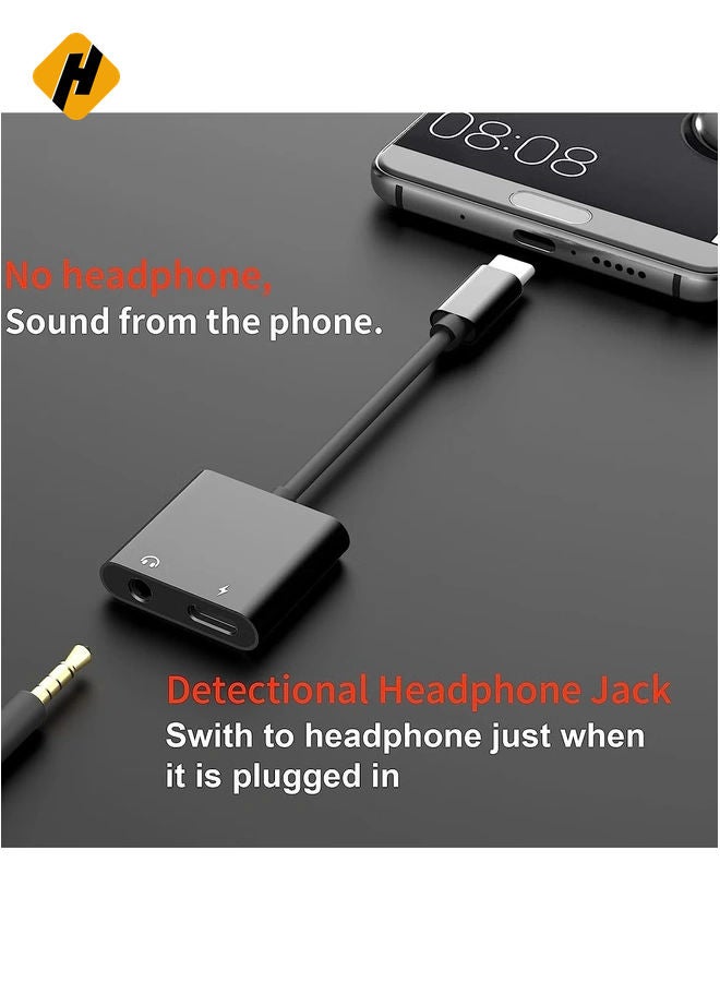 هوها محول سماعة رأس USB C إلى 3.5 مم ، شحن سريع 60W ، Type C Audio Jack Aux Aux Converter ، العمل في iPad Pro/Air 4 - Image 5