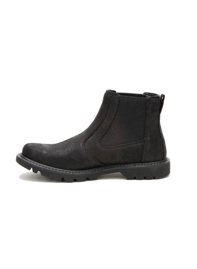 CATERPILLAR CAT Men’s Colorado 2.0 Chelsea Boots – Tumbled Nubuck Leather, EVA Comfort Footbed, CLEANSPORT NXT Odor Control, Durable Rubber Outsole – Black - Image 4