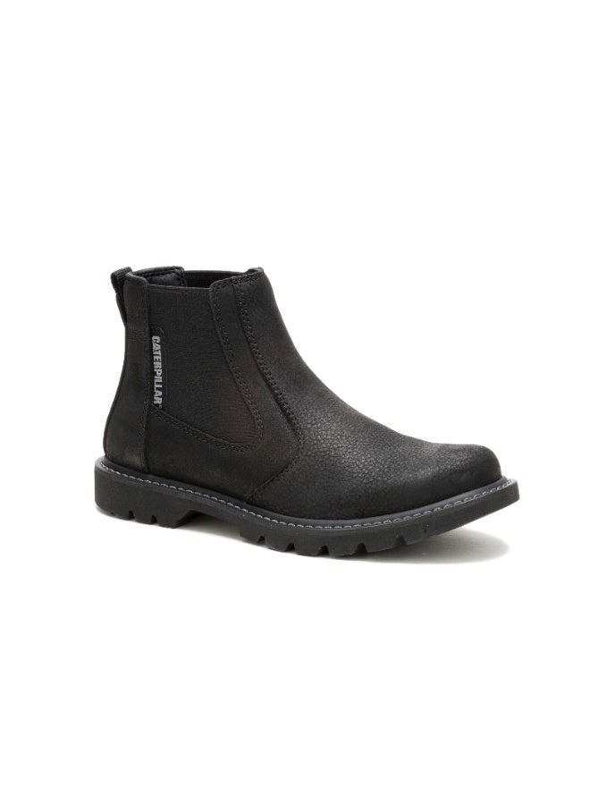 CATERPILLAR CAT Men’s Colorado 2.0 Chelsea Boots – Tumbled Nubuck Leather, EVA Comfort Footbed, CLEANSPORT NXT Odor Control, Durable Rubber Outsole – Black - Image 2