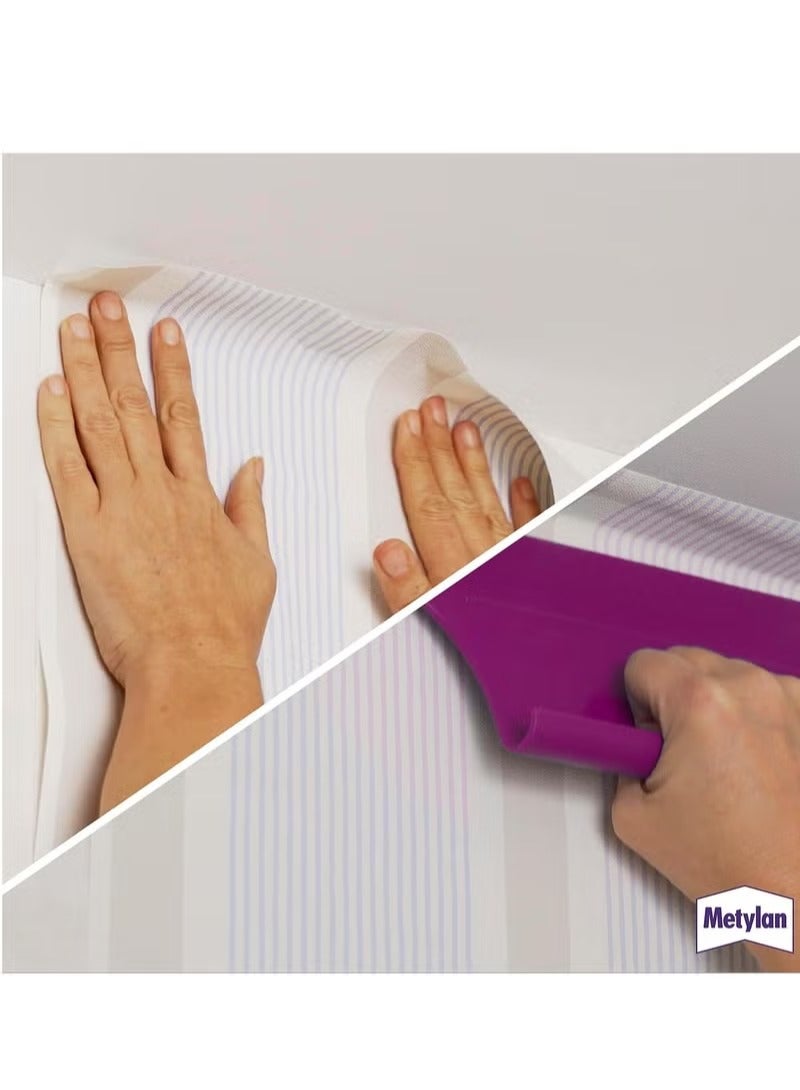 Metylan Professional Wallpaper Adhesive Set (3 Pieces) - New Improved Formula & Maximum Adhesive Strength - Covers up to 150 sq m / 30 Rolls - Image 4