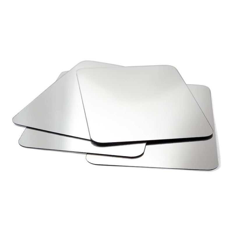 hand2mind Plastic Mirrors, 4" x 6" (Pack of 4) - Image 1