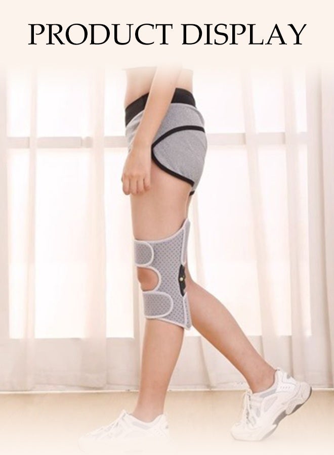 DUNISO Knee Booster,Adjustable Patella Knee Booster Brace,Knee Protection Pads for Women and Men,Comfortable, Breathable, Anti Slip,for Relieve Knee Pain,for Knee osteoarthritis, Climbing, Squat, Mountaineering, Exercising - Image 4